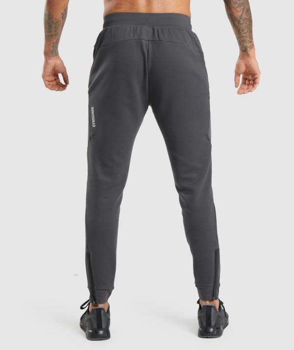 Panske Joggers Gymshark Apex Technical Čierne Siva | YX0182643